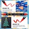 36 Colors Acrylic Paint Pens, Dual Tip Pens With Medium Brush Tip, Paint Markers for Rock Painting, Ceramic, Wood, Plastic, Calligraphy, Scrapbooking, Brush Lettering, Card Making, DIY Crafts & Organizer Storage Tote Bag